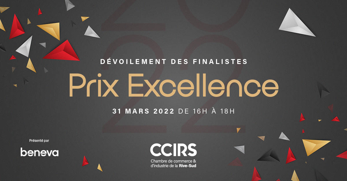 Dévoilement des finalistes - Prix Excellence - CCIRS